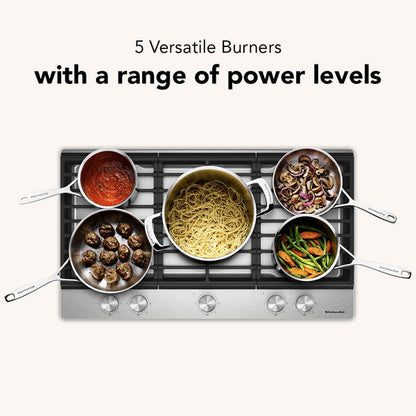 KitchenAid 36" Gas Cooktop With 5 Versatile Burners