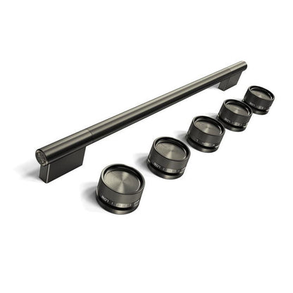 Black Ore Handle And Knob Hardware Accessory Kit For KitchenAid Slide-In Convection Range
