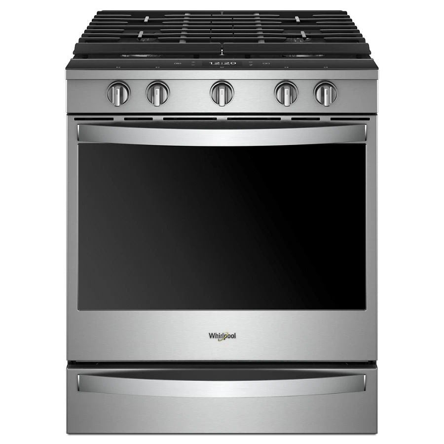 5.8 Cubic Feet Smart Slide-in Gas Range With Air Fry, When Connected - Fingerprint Resistant Stainless Steel