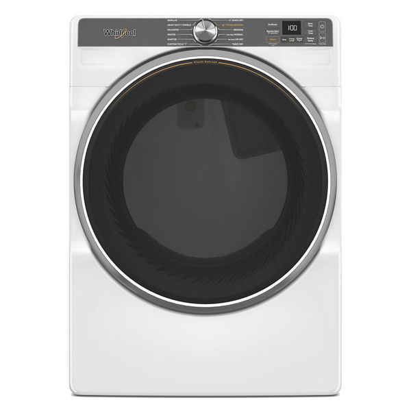 7.4 Cu. Ft. Smart Front Load Energy Star Gas Dryer With Steam Capabilities - White