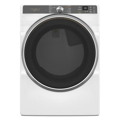 7.4 Cu. Ft. Smart Front Load Energy Star Gas Dryer With Steam Capabilities - White