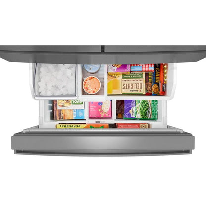 Whirlpool 29 Cu. Ft. Family-Sized Capacity French Door Refrigerator With Flexible Temperature Drawer - Fingerprint-Resistant Stainless Finish
