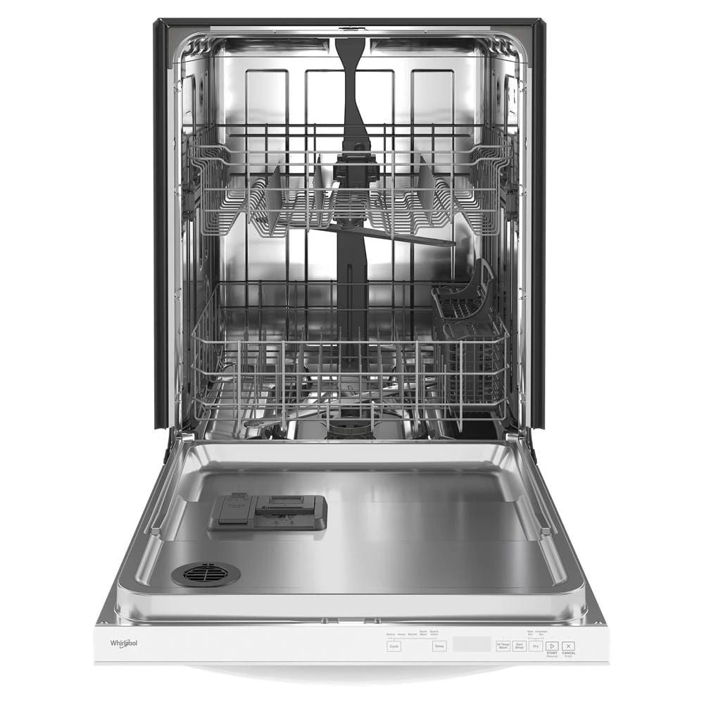 24” Stainless Steel Dishwasher With AI Intelligent Wash And Tall Top Rack - White