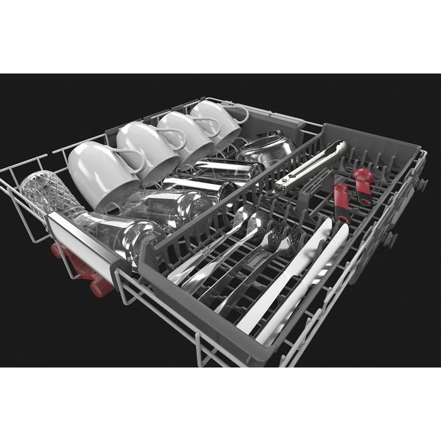 360° Max Jets Third Rack Dishwasher With 50+ Total Wash Jets, 44 dBA - Black Stainless Steel