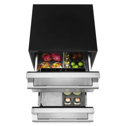 Rise 24" Double Drawer Refrigerator/Freezer