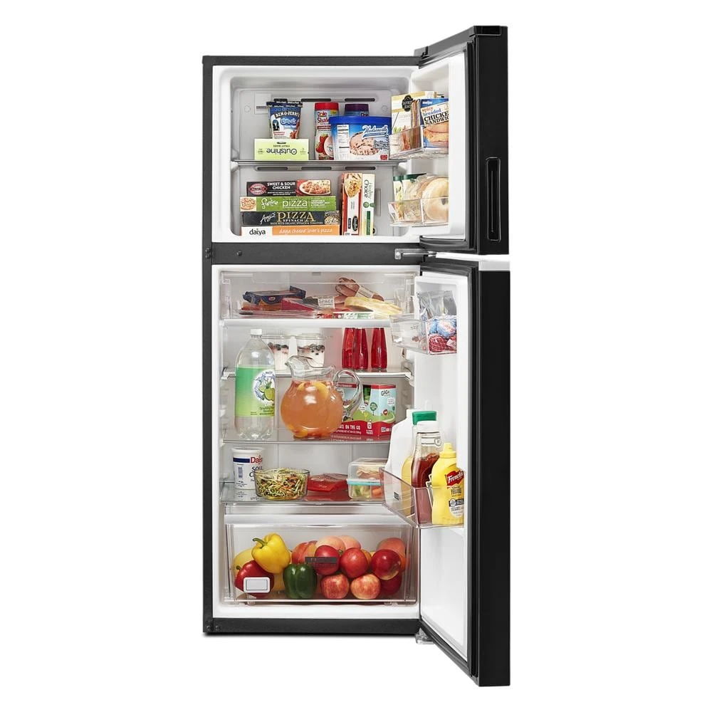 24" Wide Top-Freezer Refrigerator - 11.6 Cubic Feet - Black