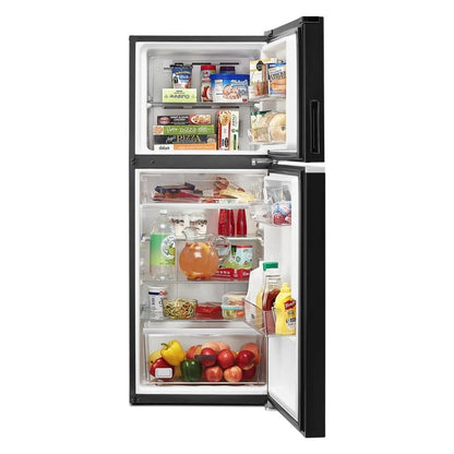 24" Wide Top-Freezer Refrigerator - 11.6 Cubic Feet - Black