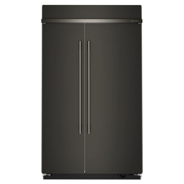 30 Cu. Ft. 48" Built-In Side-By-Side Refrigerator With Platinum Interior - Black Ore