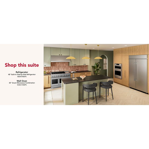 KitchenAid 48" 6 Burner Commercial-Style Gas Range With Griddle - Stainless Steel