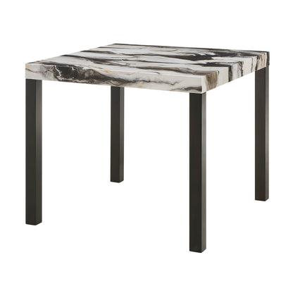 Vega - 5 Piece Counter Dining Room Set - Gray / Black