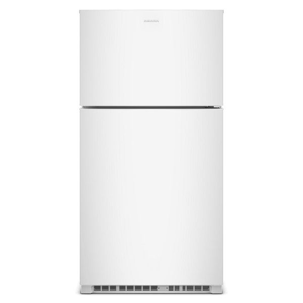 33" Wide Top-Freezer Refrigerator With Dual Crisper Drawers—21 Cu. Ft. - White