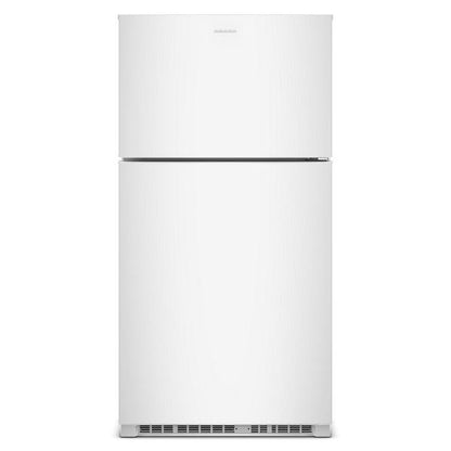 33" Wide Top-Freezer Refrigerator With Dual Crisper Drawers—21 Cu. Ft. - White