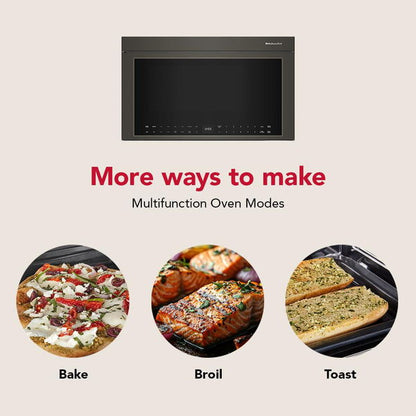 Multifunction Over-The-Range Microwave Oven With Infrared Sensor Modes - Black Ore