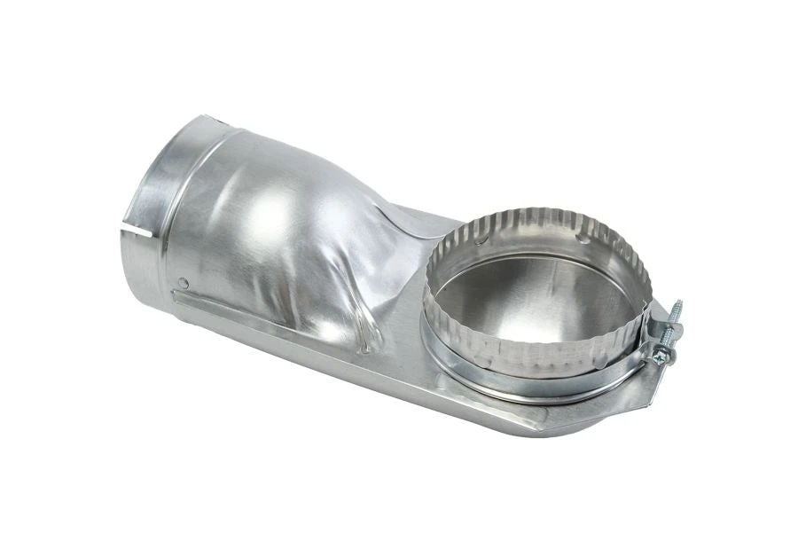 Dryer Exhaust Wall Elbow - Pearl Silver