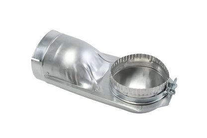 Dryer Exhaust Wall Elbow - Pearl Silver
