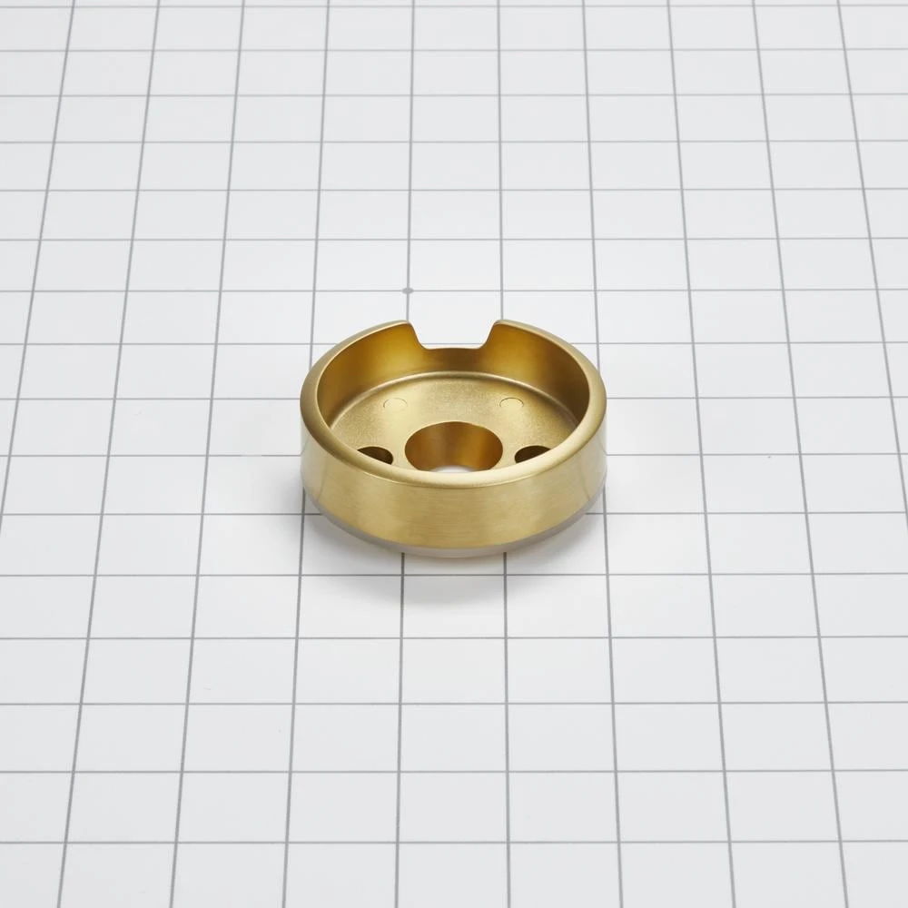 Jennair 3" D Single Bezel For Rise-Style Commercial Range And Rangetop Burner Griddle Knobs For JennAir Ranges - Brass