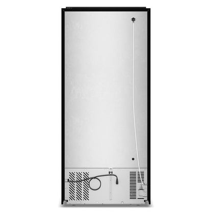 28" Wide Top-Freezer Refrigerator With A Large Crisper Drawer, Reversible Doors - Black