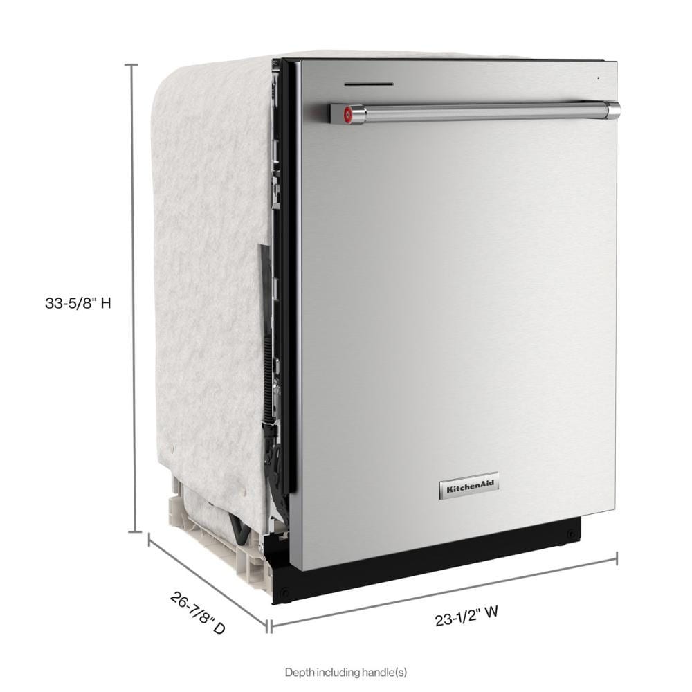 360° Max Jets Third Rack Dishwasher With 50+ Total Wash Jets, 44 dBA - Stainless Steel With PrintShield Finish