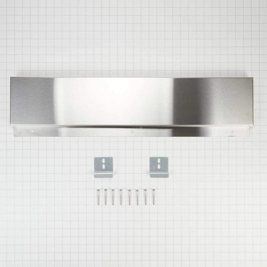 Range Backsplash, Size: 30" W X 6" H - Stainless Steel
