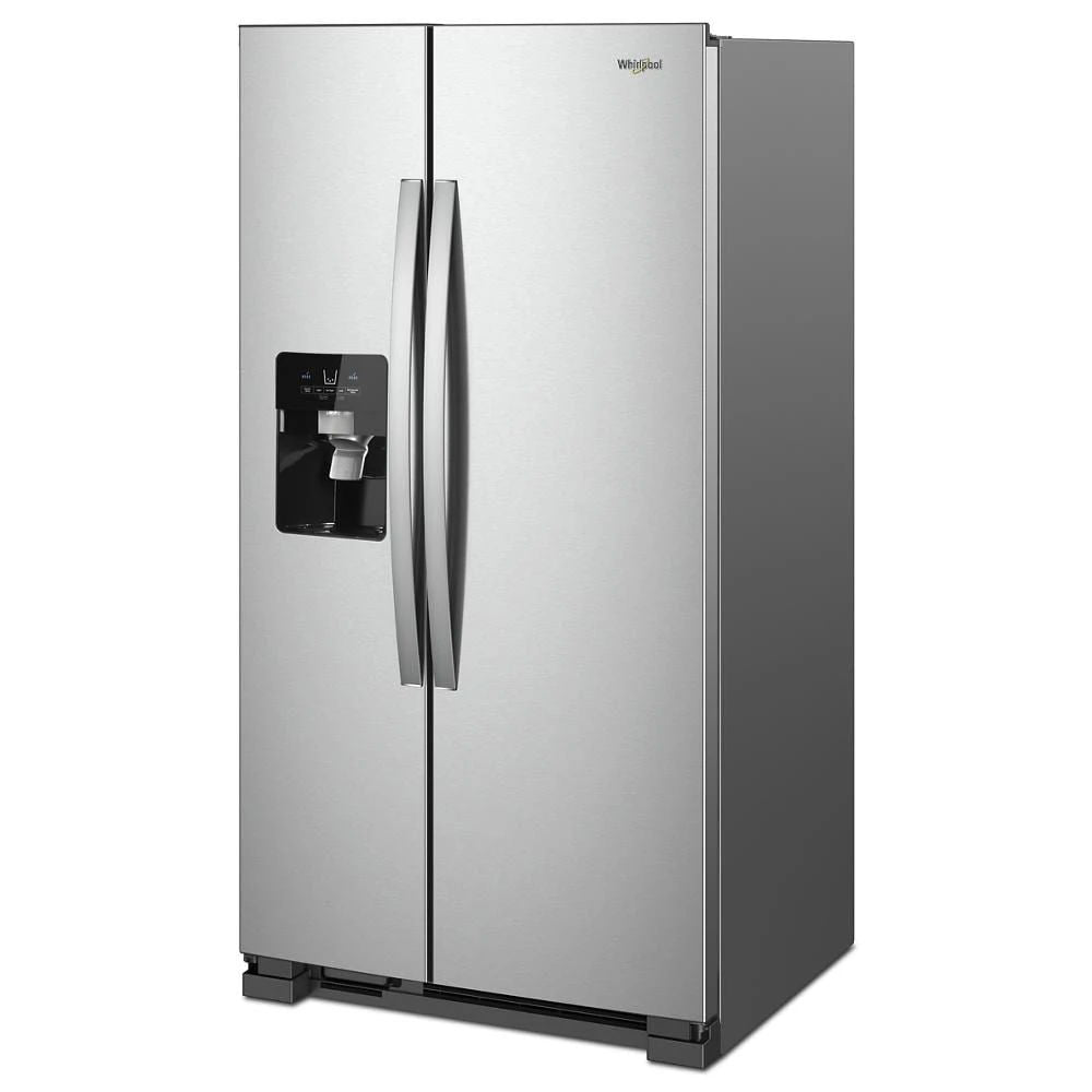 33" Wide Side-By-Side Refrigerator, 21 Cubic Feet - Fingerprint-Resistant Stainless Finish