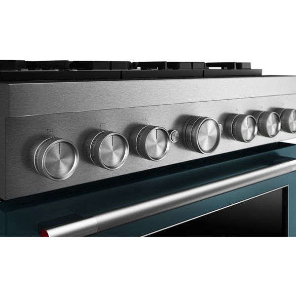 36" 6 Burner Commercial-Style Dual Fuel Range With No Preheat Air Fry Mode - Agave