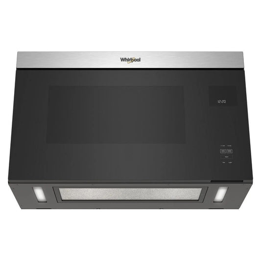 1.1 Cubic Feet Flush Mount Microwave With Turntable-Free Design - Fingerprint Resistant Stainless Steel