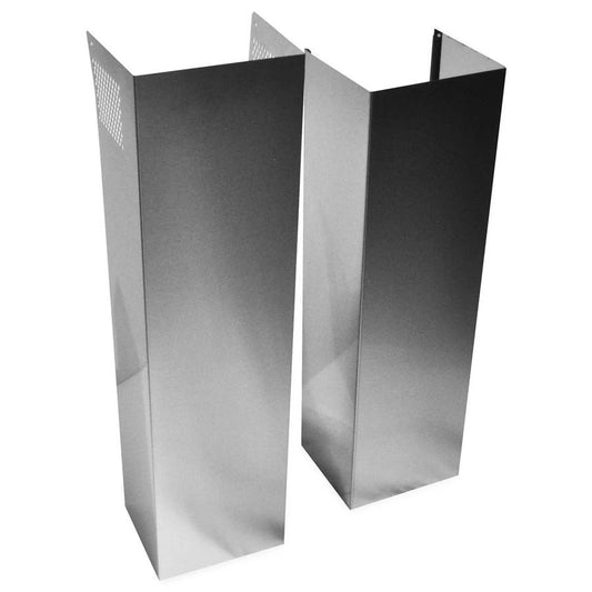 Wall Hood Chimney Extension Kit, Lower Chimney Width 39" - Stainless Steel