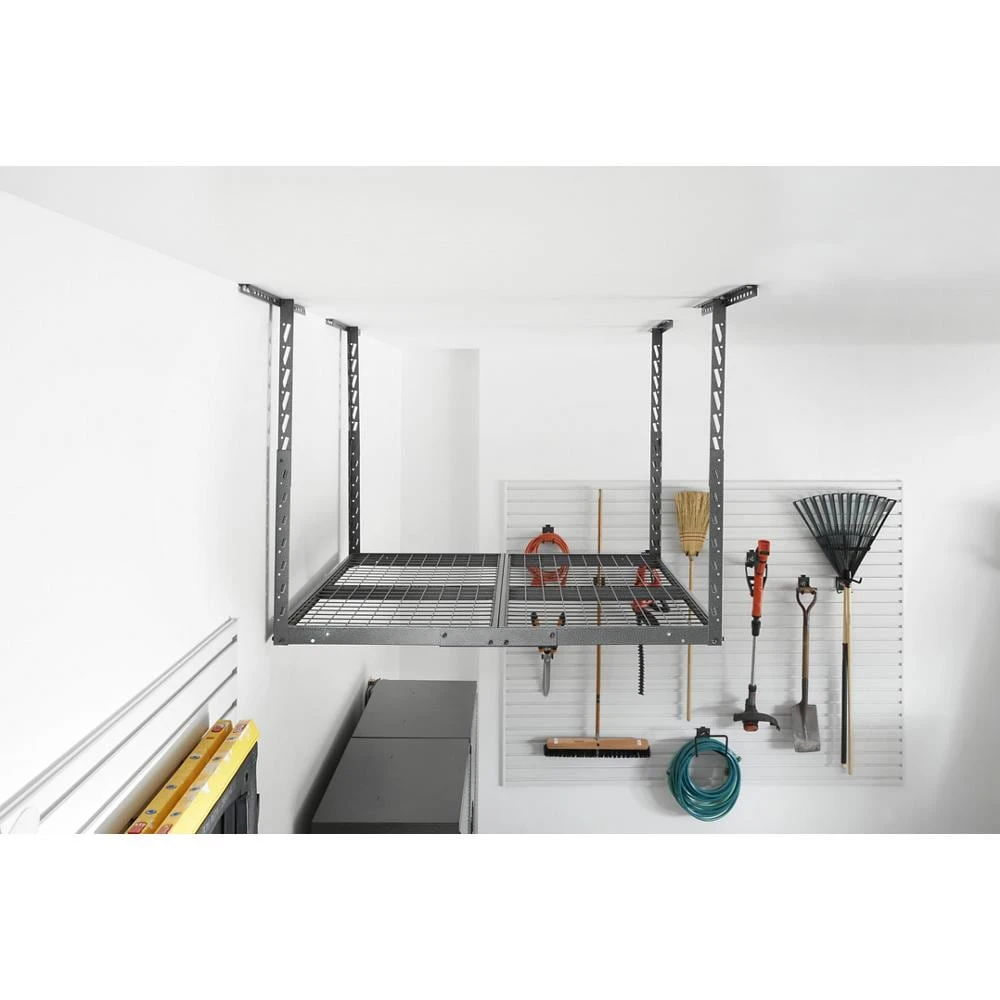 Overhead Gearloft Storage Rack 4X4 Feet - Hammered Granite