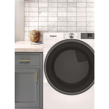 7.4 Cu. Ft. Smart Front Load Energy Star Electric Dryer With Wrinkle Shield Option - White
