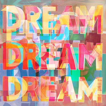 Chromatic Dreamscape - 20" x 20" Framed Wall Art