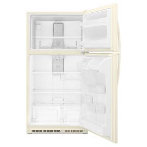 33" Wide Top Freezer Refrigerator, 20 Cubic Feet - Beige