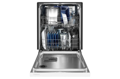 Stainless Steel Tub Dishwasher With Dual Power Filtration - White