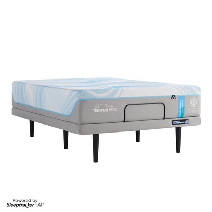 Tempur-Breeze - Tempur-ActiveBreeze Medium Hybrid Mattress With Ergo ProSmart Air Base