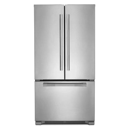 36" French Door Freestanding Refrigerator - Stainless Steel