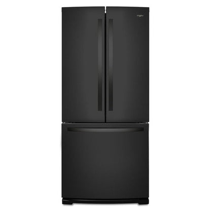 30" Wide French Door Refrigerator, 20 Cu. Ft. - Black