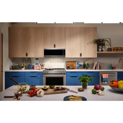 Smart Low Profile Microwave Hood Combination With Dual Fan Ventilation - Fingerprint Resistant Stainless Steel
