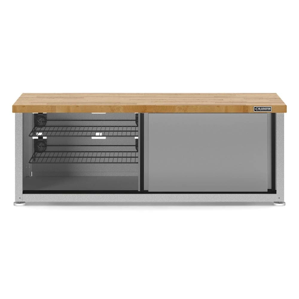 Ready-to-Assemble Storage Shoe Bench - Gray Slate