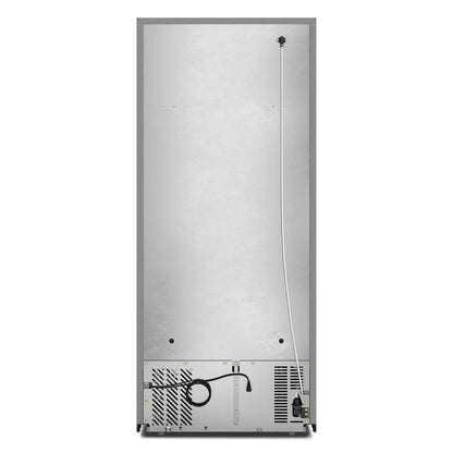 28" Wide Top-Freezer Refrigerator, 16.3 Cubic Feet - Stainless Steel Finish