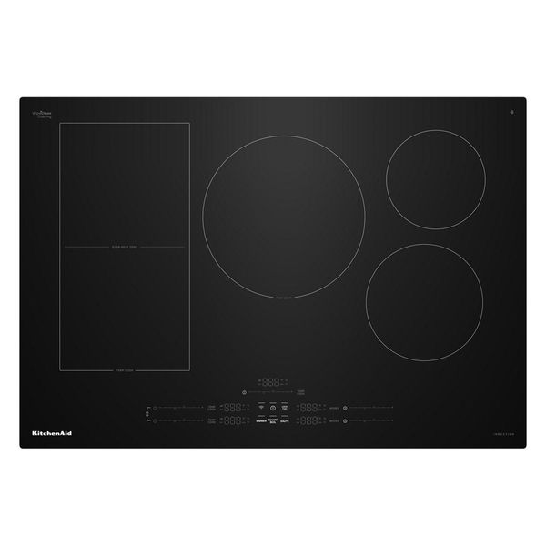30" Temp Cook Induction Cooktop With 5 Cooking Zones - Black