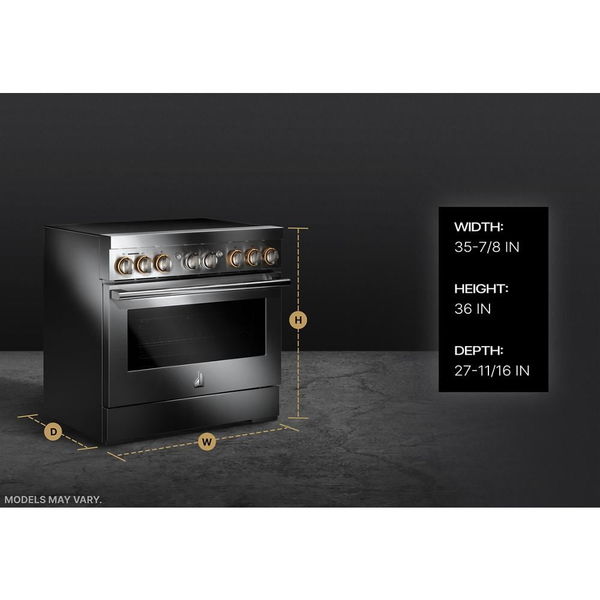 Rise 36" Induction Professional-Style Range