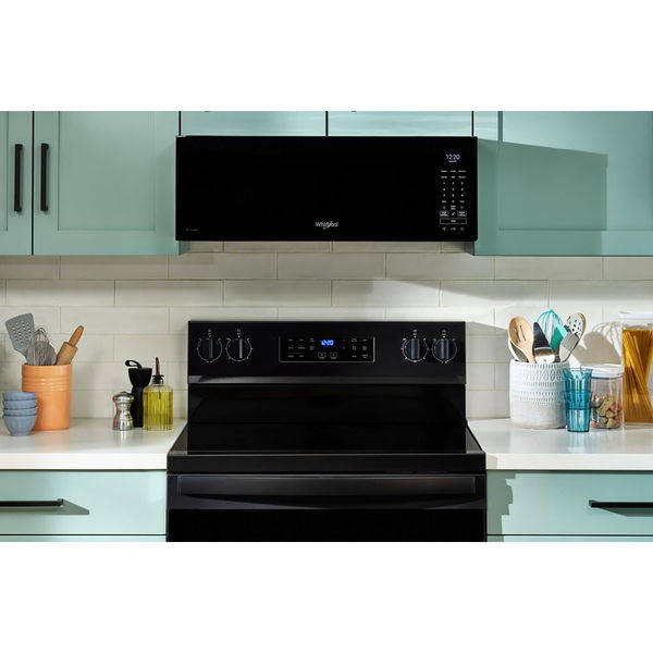 1.1 Cu. Ft. Smart Low Profile Microwave Hood Combination With 450 Crm 4-Speed Venting - Black