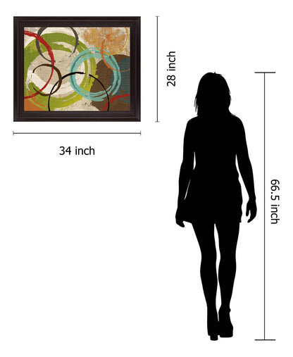 Orbit Layers - 28" x 34" Framed Wall Art