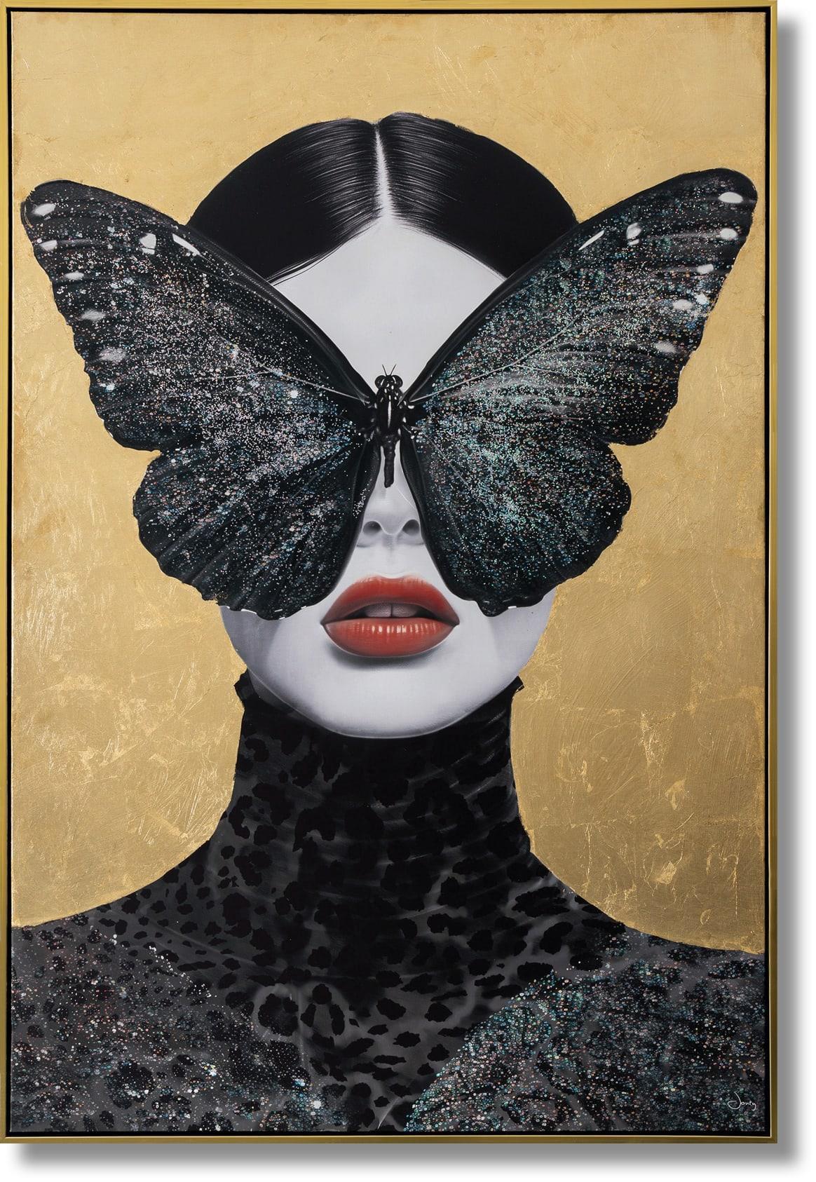 Midnight Muse - 33" x 48" Framed Wall Art