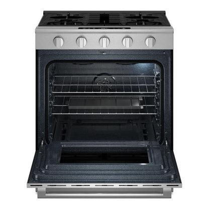30" Wide Slide-In Gas Range With Grill Mode And No Preheat Air Fry - 5.0 Cu. Ft.