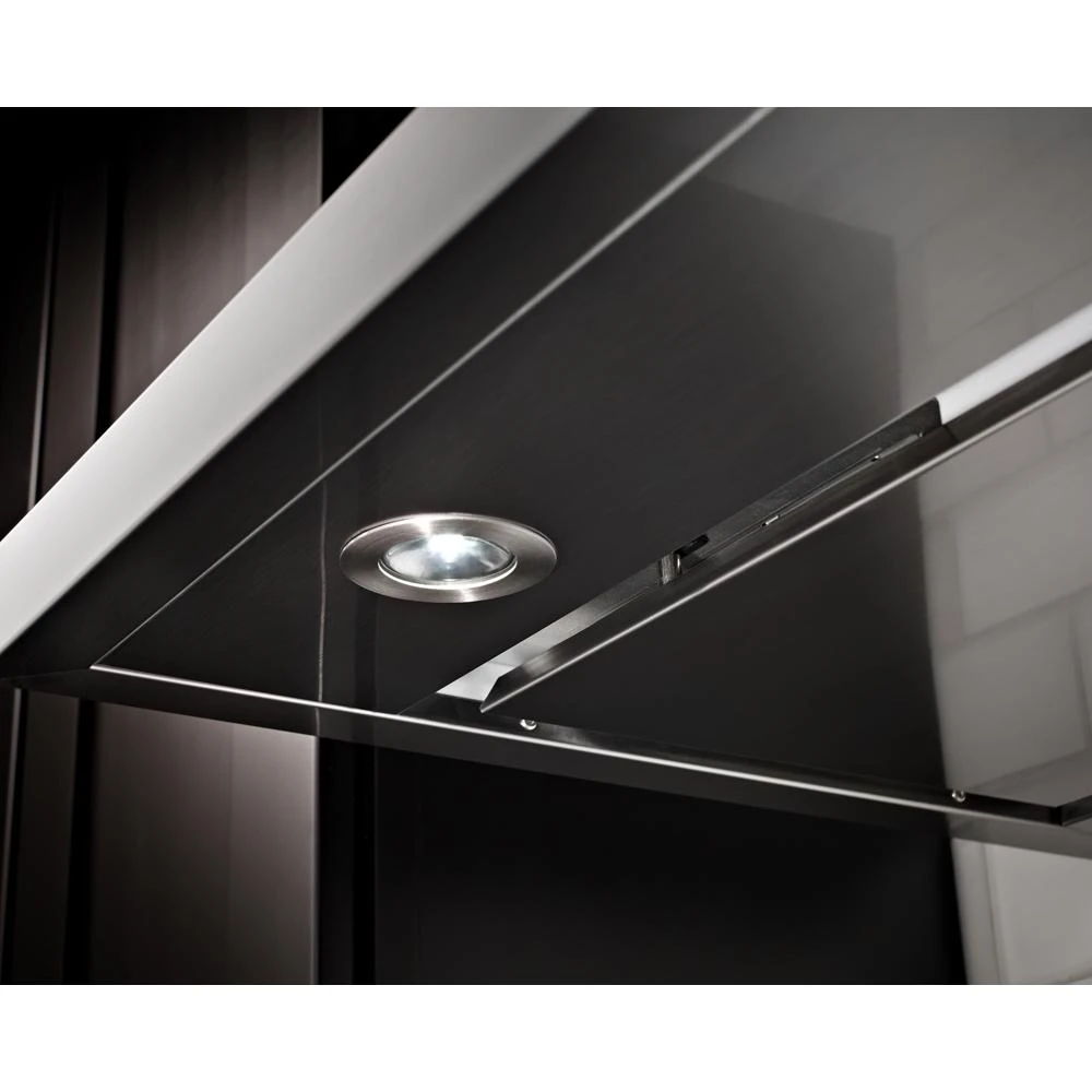 36" Wall-Mount, 3-Speed Canopy Hood, Two LED Task Lights