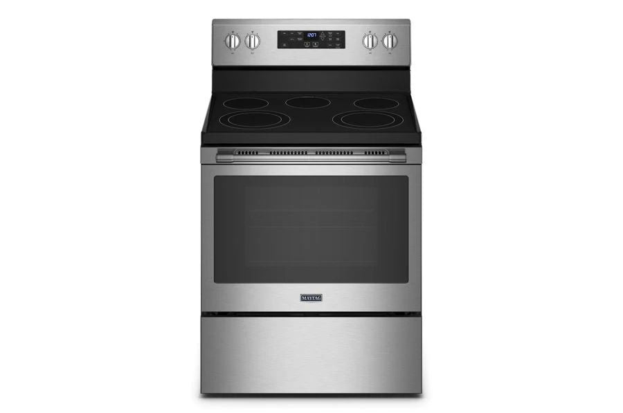 Electric Range With Air Fryer And Basket - 5.3 Cubic Feet