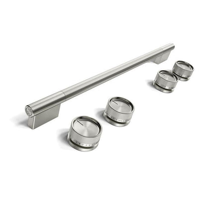 Handle And Knob Hardware Accessory Kit For KitchenAid Slide-In Convectionrange - Stainless Steel