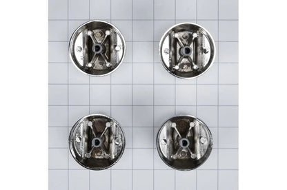 Kitchenaid 30" Range Bladed, Stemless, Brushed Burner Knobs Kit (Set Of 4) - Stainless Steel
