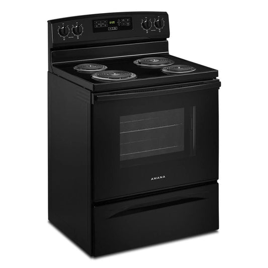 30" Electric Range With Bake Assist Temps - Black