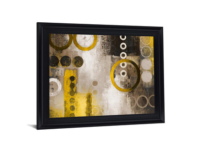 Golden Orbit - 28" x 34" Framed Wall Art
